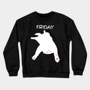 FRIDAY VIBES (WHITE) Crewneck Sweatshirt